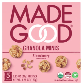 MadeGood Strawberry Granola Minis
