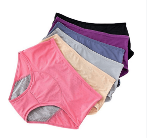 Leakproof Underwear For Women Incontinence,leak Proof Protective Pants (Color: Black, size: 5XL)