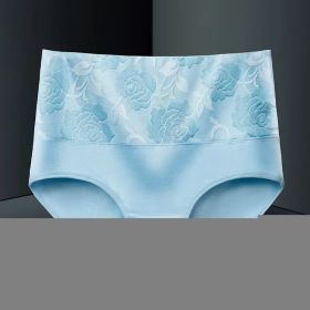 Everdries Leakproof Underwear For Women Incontinence Leak Proof Protective Pants (Color: Blue, size: L)